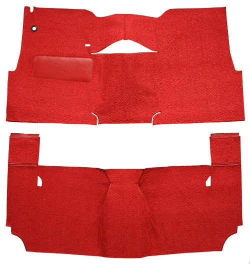 1957 Chevrolet Bel Air 2DR Hardtop Bench Seat Loop Replacement Carpet Kit - 2-Piece - product details image 2