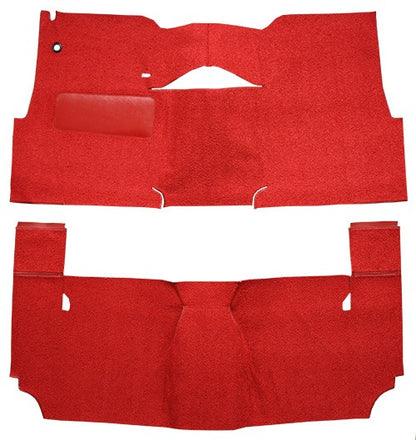 1957 Chevrolet Bel Air 2DR Hardtop Bench Seat Loop Replacement Carpet Kit - 2-Piece - product details image 2