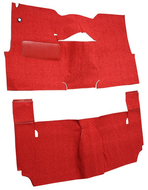1957 Chevrolet Bel Air 2DR Hardtop Bench Seat Loop Replacement Carpet Kit - 2-Piece - product details image 3