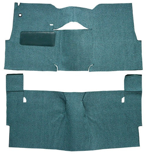 1957 Chevrolet Bel Air 2DR Sedan Bench Seat Loop Replacement Carpet Kit - 2-Piece - product details image 2