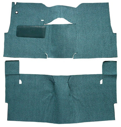 1957 Chevrolet Bel Air 2DR Sedan Bench Seat Loop Replacement Carpet Kit - 2-Piece - product details image 2