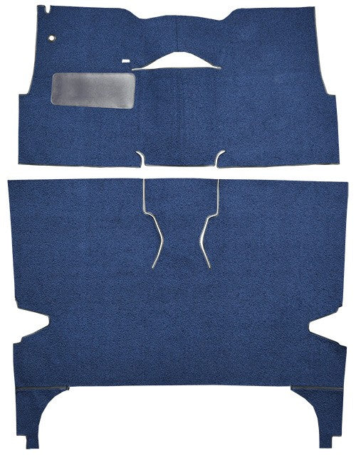 1957 Chevrolet Two-Ten Series 4DR Hardtop Bucket Seat Loop Replacement Carpet Kit - 2-Piece - product details image 2