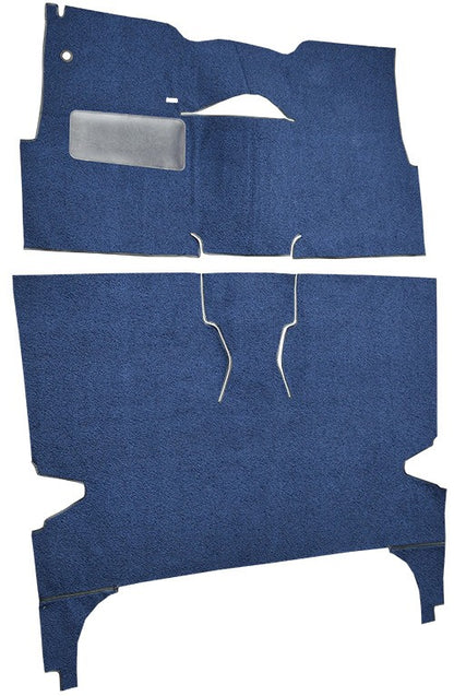 1957 Chevrolet Bel Air 4DR Hardtop Bucket Seat Loop Replacement Carpet Kit - 2-Piece - product details image 3