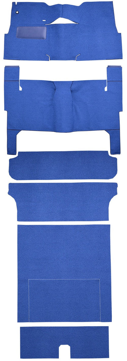 1957 Chevrolet Bel Air Nomad 2DR Wagon Bench Seat Complete Loop Replacement Carpet Kit - 7-Piece - product details image 2