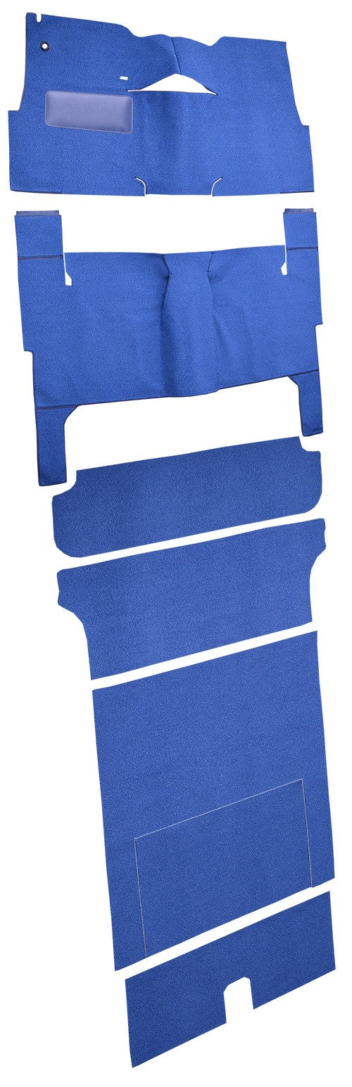 1957 Chevrolet Bel Air Nomad 2DR Wagon Bench Seat Complete Loop Replacement Carpet Kit - 7-Piece - product details image 3