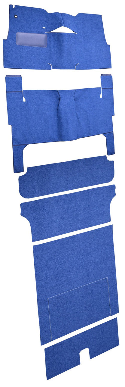 1957 Chevrolet Bel Air Nomad 2DR Wagon Bench Seat Complete Loop Replacement Carpet Kit - 7-Piece - product details image 3