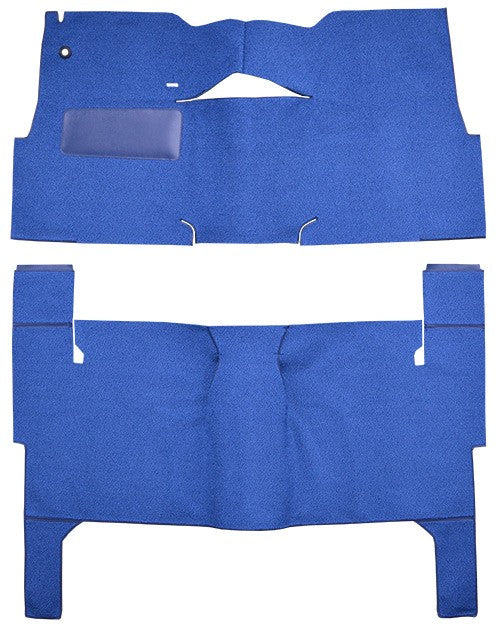 1957 Chevrolet Two-Ten Series 2DR Wagon Bench Seat Pass Area Loop Replacement Carpet Kit - 2-Piece - product details image 2