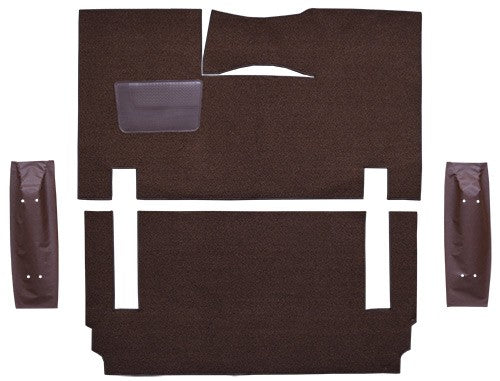 1957-1958 DeSoto Fireflite 2DR Hardtop Bench Seat w/ Power Seats Loop Replacement Carpet Kit - 4-Piece - product details imag