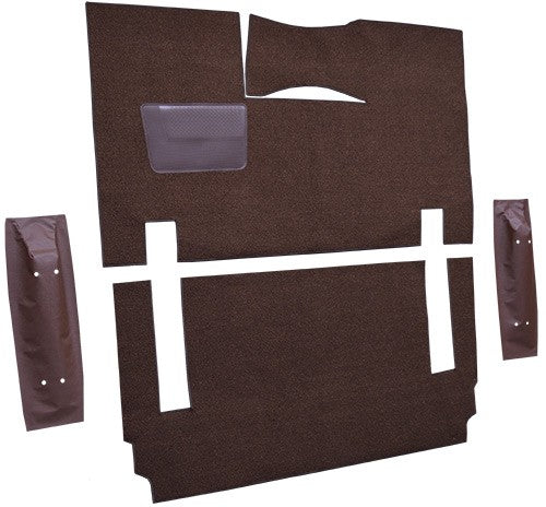 1957-1958 DeSoto Fireflite 2DR Hardtop Bench Seat w/ Power Seats Loop Replacement Carpet Kit - 4-Piece - product details imag