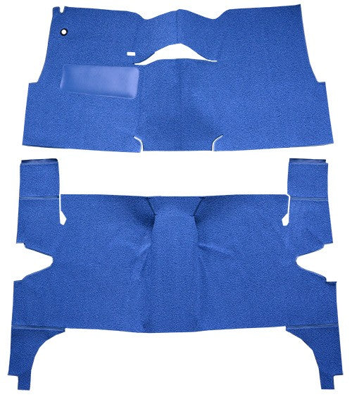 1957 Chevrolet Bel Air 4DR Hardtop Bench Seat Loop Replacement Carpet Kit - 2-Piece - product details image 2