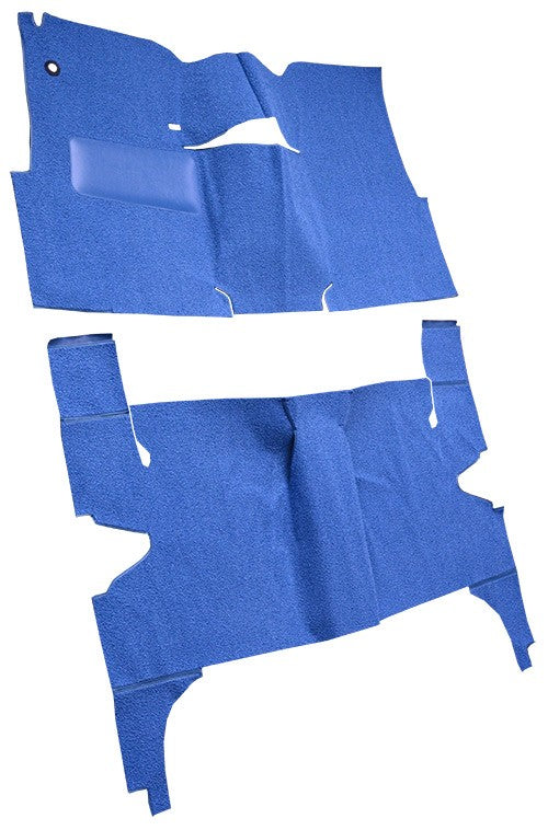 1957 Chevrolet Bel Air 4DR Hardtop Bench Seat Loop Replacement Carpet Kit - 2-Piece - product details image 3