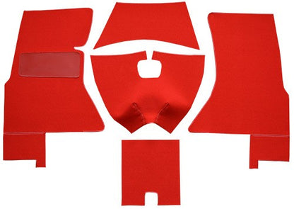 1959-1960 Chevrolet Corvette Complete Foam Loop Replacement Carpet Kit - 5-Piece - product details image 2