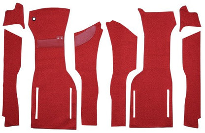 1964 Chevrolet Corvette Front No Pad Loop Replacement Carpet Kit - 8-Piece - product details image 2