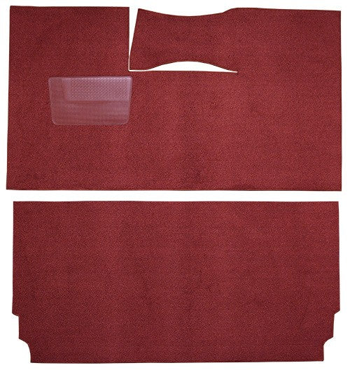 1957-1958 Plymouth Belvedere 2DR Hardtop Bench Seat Loop Replacement Carpet Kit - 2-Piece - product details image 2