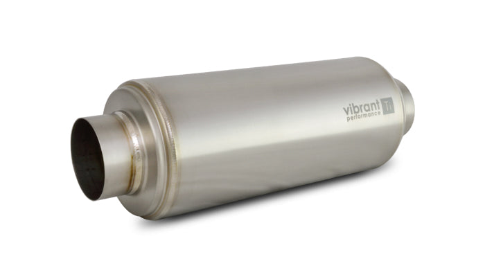 Vibrant Performance 17532 Titanium Resonator 3 in. Inlet/Outlet x 16 in. Long