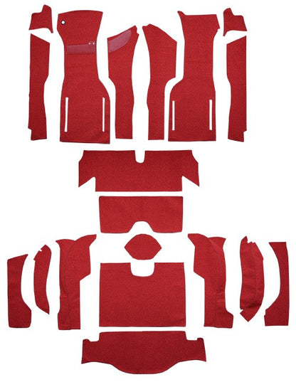 1964 Chevrolet Corvette Coupe Complete Foam Loop Replacement Carpet Kit - 19-Piece - product details image 2