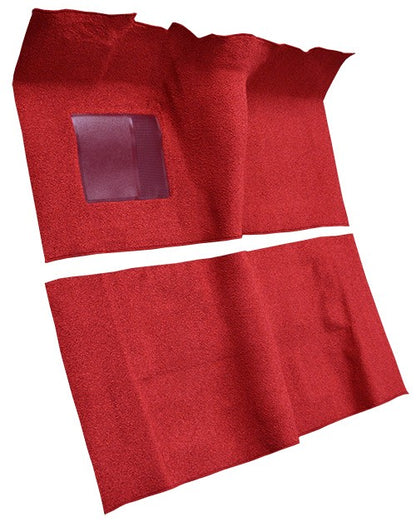 1961-1962 Mercury Monterey 2DR Conv Auto Flat Front Short Rear Loop Replacement Carpet Kit - 2-Piece - product details image 