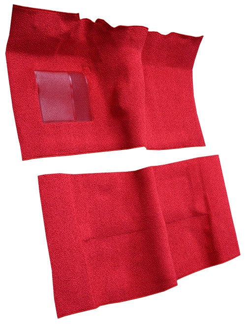 1961-1962 Mercury Monterey 2DR Conv 4spd Flat Front Short Rear Loop Replacement Carpet Kit - 2-Piece - product details image 