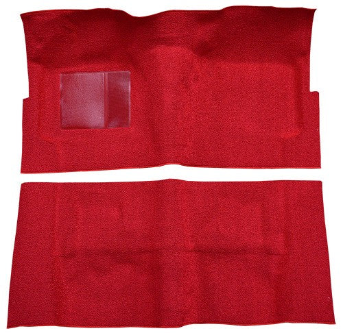 1961-1962 Mercury Monterey 2DR Conv Auto Foot Wells Short Rear Loop Replacement Carpet Kit - 2-Piece - product details image 