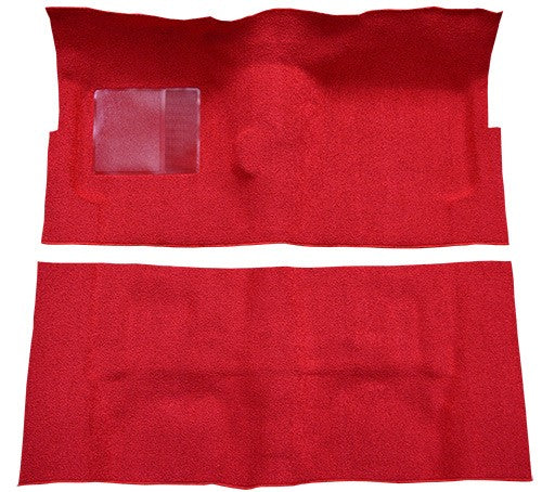 1963-1964 Mercury Monterey 2DR Conv 4spd Foot Wells Short Rear Loop Replacement Carpet Kit - 2-Piece - product details image 