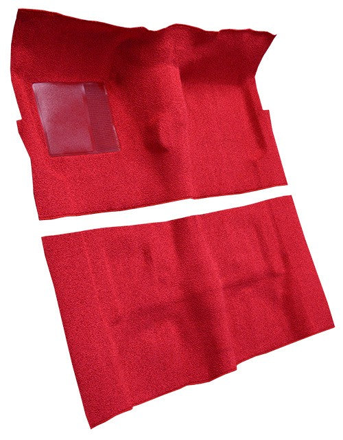 1963-1964 Mercury Monterey 2DR Conv 4spd Foot Wells Short Rear Loop Replacement Carpet Kit - 2-Piece - product details image 