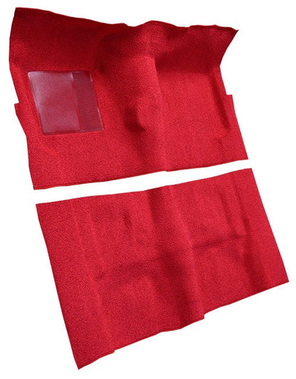 1963-1964 Mercury Monterey 2DR Conv 4spd Foot Wells Short Rear Loop Replacement Carpet Kit - 2-Piece - product details image 