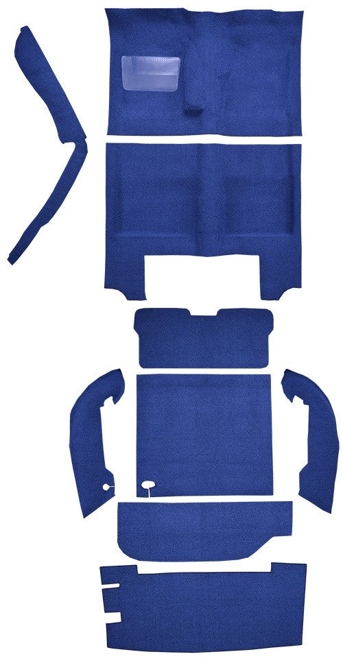 1964-1966 Plymouth Barracuda 4spd Complete Loop Molded Replacement Carpet Kit - 9-Piece - product details image 2