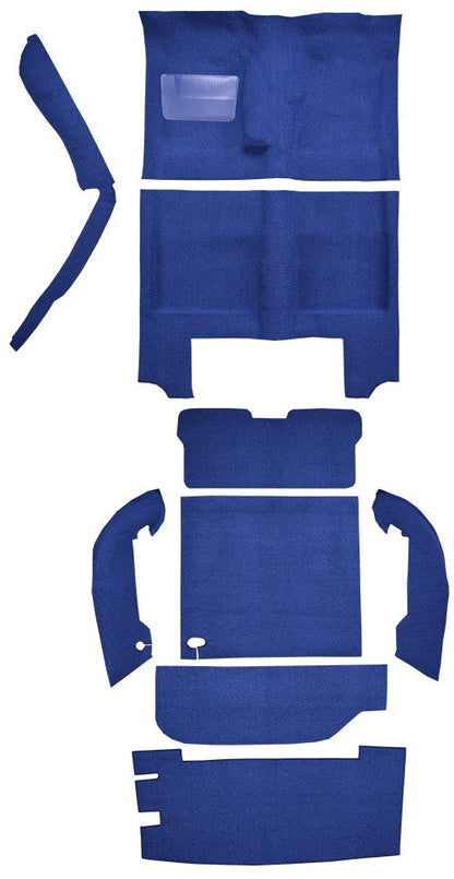 1964-1966 Plymouth Barracuda 4spd Complete Loop Molded Replacement Carpet Kit - 9-Piece - product details image 2