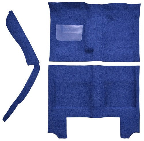 1964-1966 Plymouth Barracuda 4spd w/ Console Strip Pass Area Loop Replacement Carpet Kit - 3-Piece - product details image 2