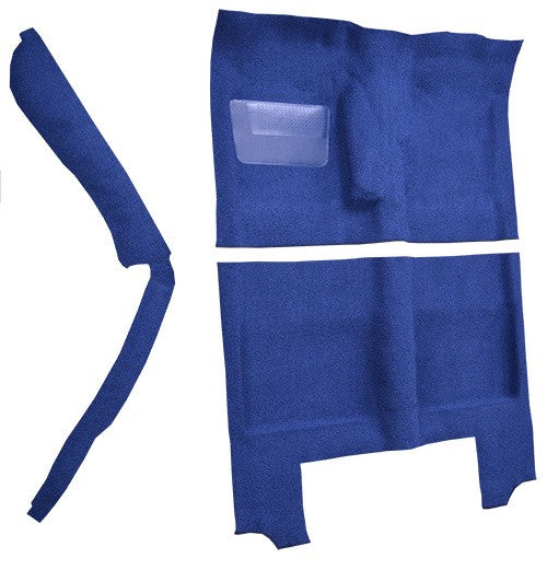 1964-1966 Plymouth Barracuda 4spd w/ Console Strip Pass Area Loop Replacement Carpet Kit - 3-Piece - product details image 3