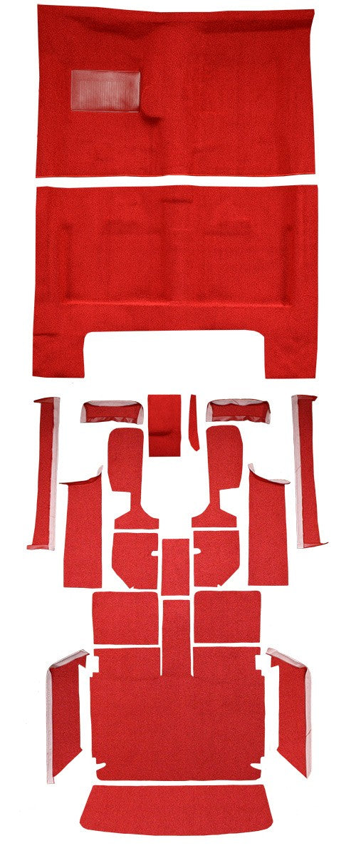 1966 Dodge Charger 4spd Complete Loop Molded Replacement Carpet Kit - 21-Piece - product details image 2
