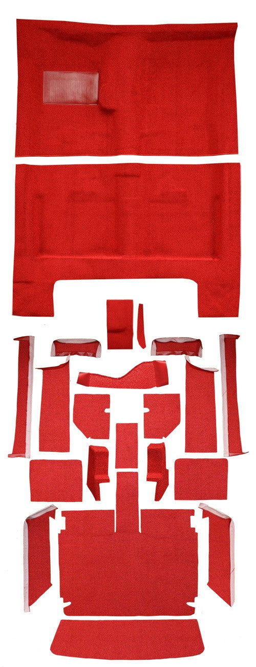 1967 Dodge Charger 4spd Complete Loop Molded Replacement Carpet Kit - 22-Piece - product details image 2