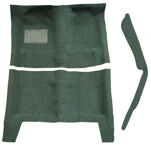 1967-1969 Plymouth Barracuda Auto w/ Console Strip Pass Area Loop Replacement Carpet Kit - 3-Piece - product details image 2