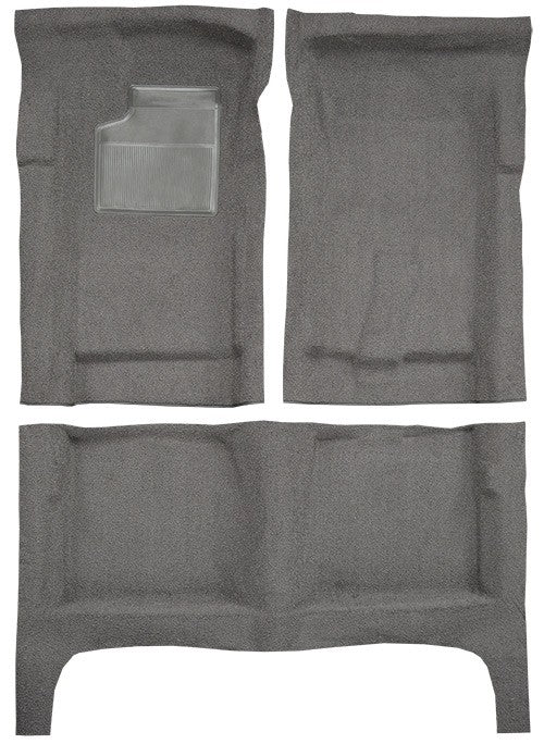 1967-1969 Ford Thunderbird 4DR with Console Loop Molded Replacement Carpet Kit - 3-Piece - product details image 2