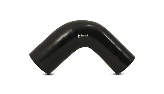 Vibrant Performance 90 Degree Reducer Elbow, 3.25" I.D. x 3.50" I.D. x 4.00" Leg Length - Black