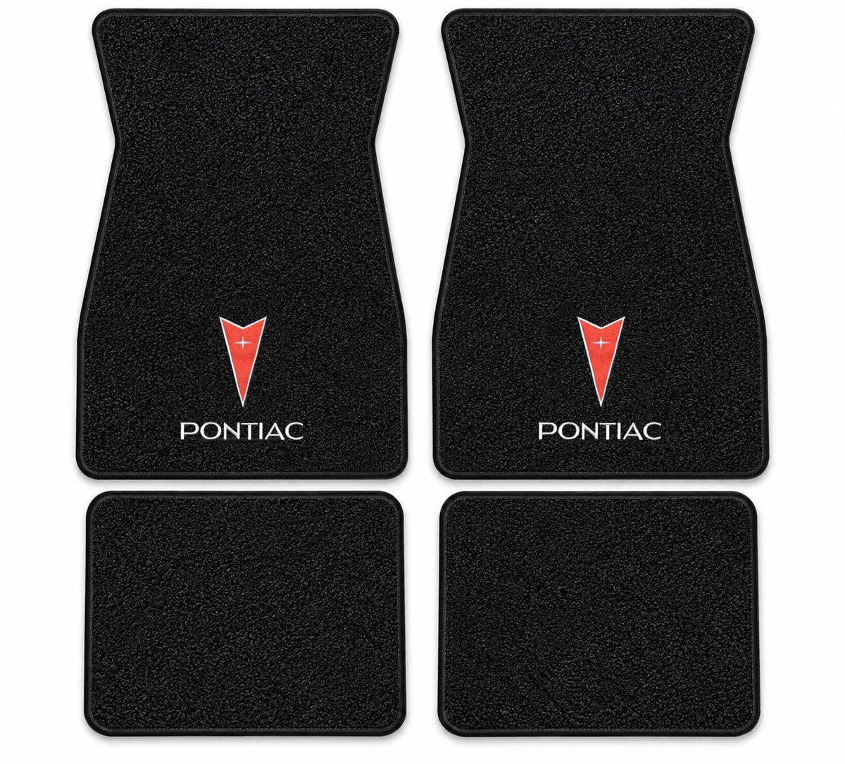1967-1973 Pontiac Firebird Loop Floor Mats with Embroidered Logo Choices - 4-Piece - product details image 15