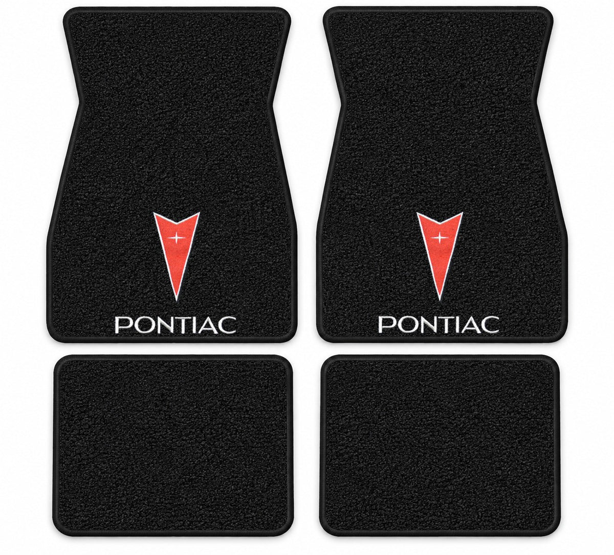 1970-1973 Pontiac Firebird Trans Am Loop Floor Mats with Embroidered Logo Choices - 4-Piece - product details image 10