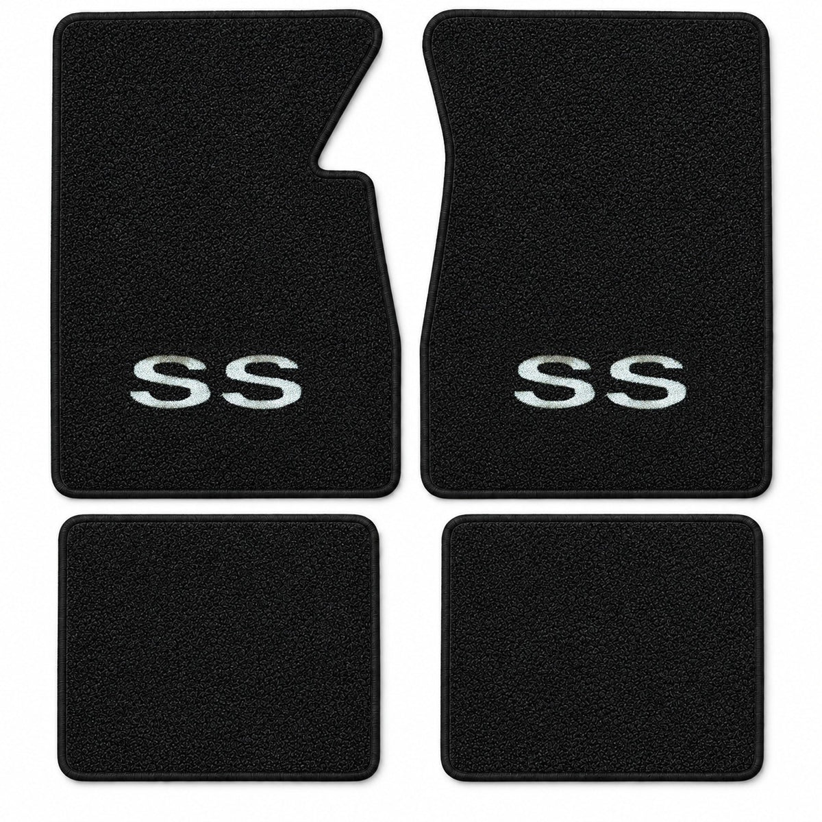 1961-1964 Chevy Impala Loop Floor Mats with Embroidered Logo Choices - 4-Piece - product details image 21