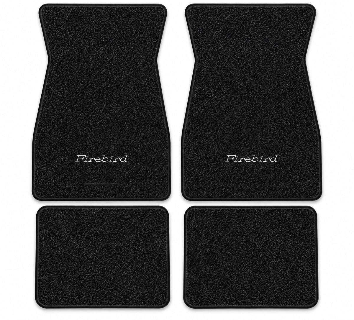 1967-1973 Pontiac Firebird Loop Floor Mats with Embroidered Logo Choices - 4-Piece - product details image 14