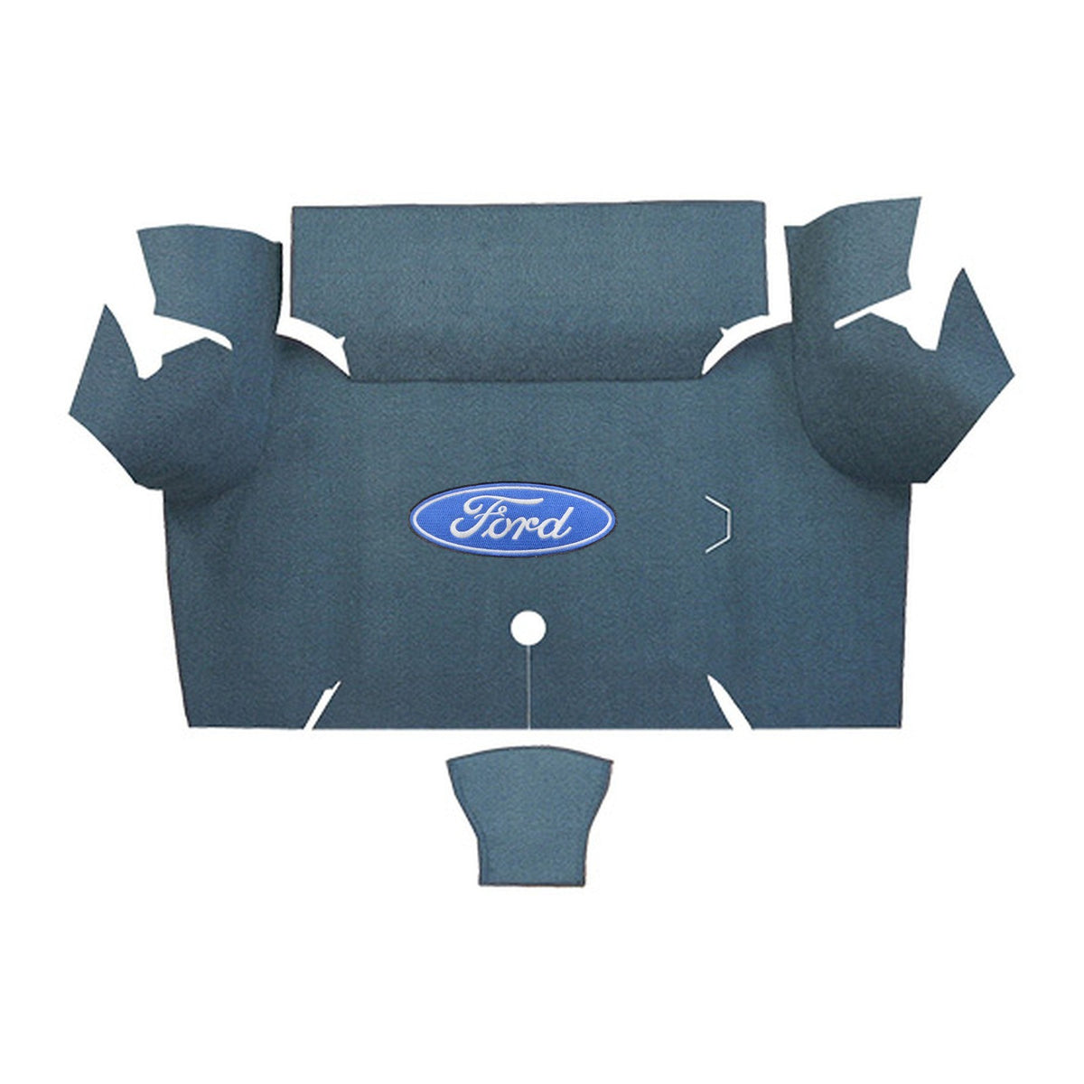 1967-1968 Ford Mustang Coupe Loop Trunk Kit Floor Only - 2-Piece - product details image 13