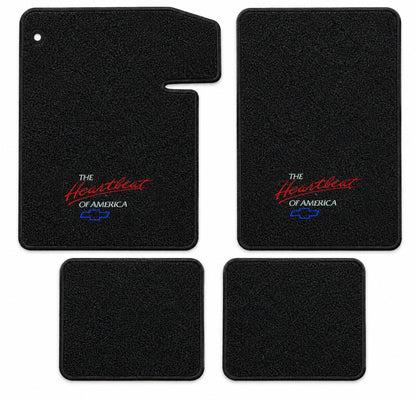 1964-1967 Chevy Chevelle Loop Floor Mats with Embroidered Logo Choices - 4-Piece - product details image 28