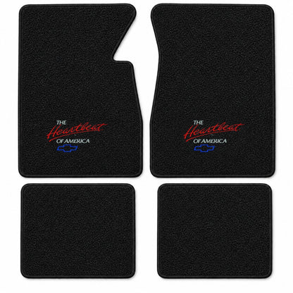 1961-1964 Chevy Impala Loop Floor Mats with Embroidered Logo Choices - 4-Piece - product details image 17
