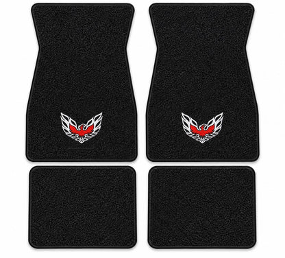 1967-1973 Pontiac Firebird Loop Floor Mats with Embroidered Logo Choices - 4-Piece - product details image 13