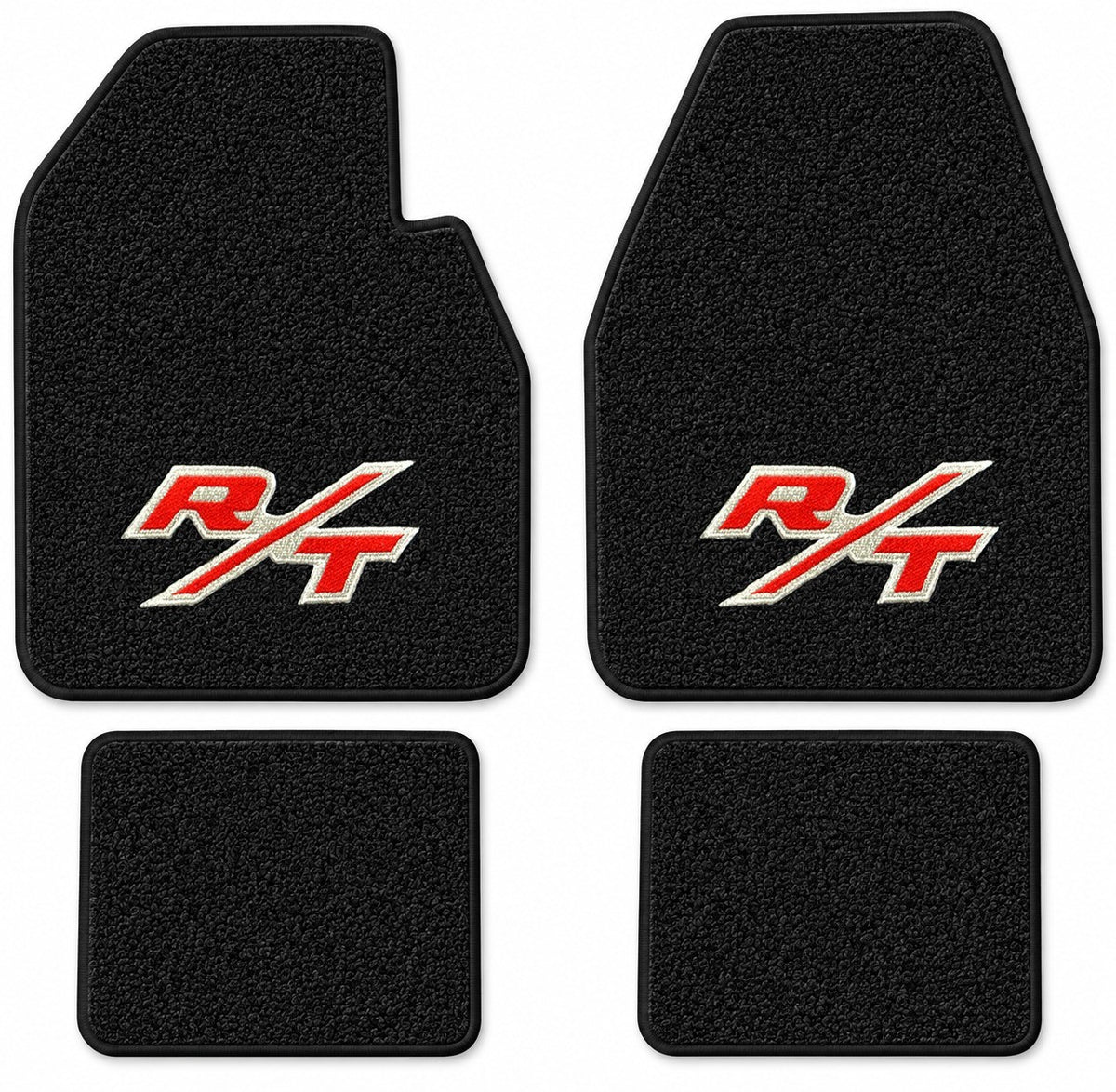 1966-1970 Dodge Charger Auto Loop Floor Mats with Embroidered Logo Choices - 4-Piece - product details image 14