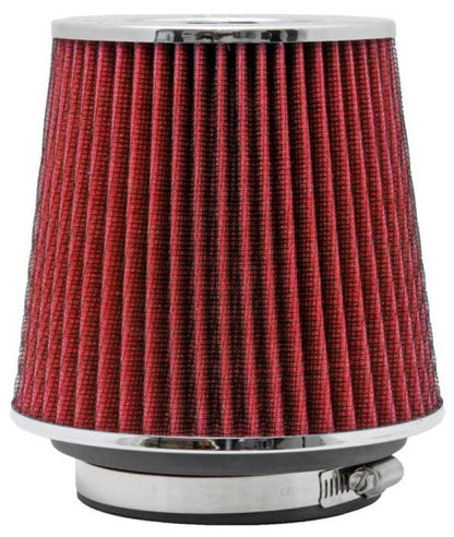 K&N 3" to 4" Round Tapered Universal Air Intake Cone Filter Chrome Truck/Car/SUV