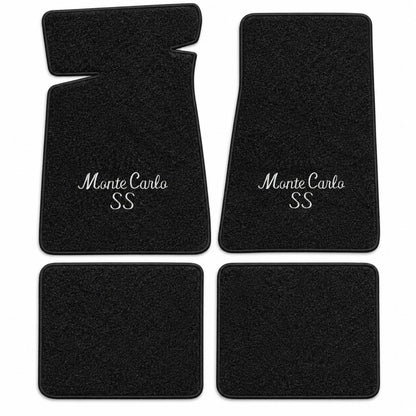 1982-1988 Chevy Monte Carlo Cutpile Floor Mats with Embroidered Logo Choices - 4-Piece - product details image 14