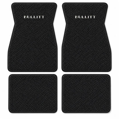 1964-1968 Ford Mustang Loop Floor Mats with Embroidered Logo Choices - 4-Piece - product details image 17