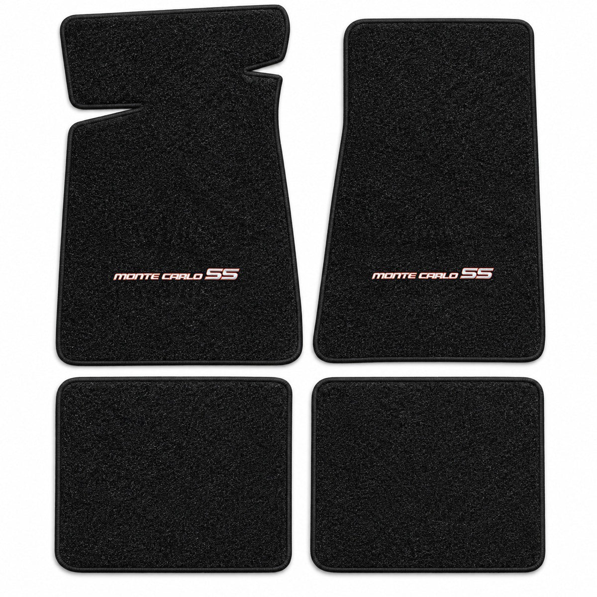 1982-1988 Chevy Monte Carlo Cutpile Floor Mats with Embroidered Logo Choices - 4-Piece - product details image 16