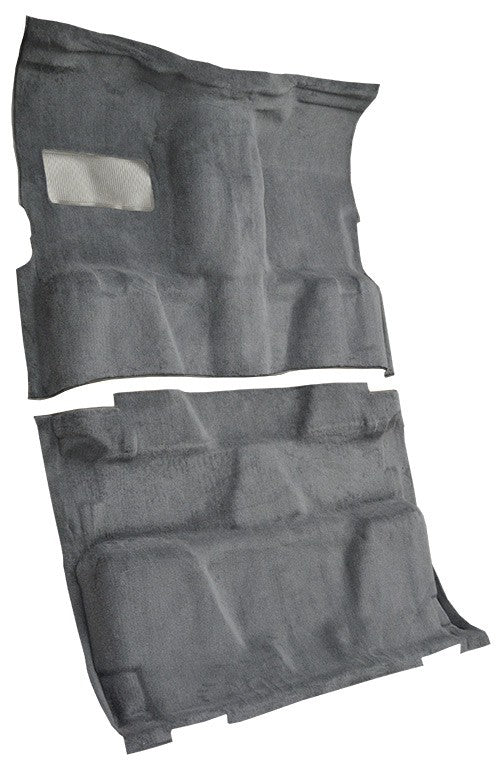 1981-1986 Chevrolet C20 Crew Cab 2WD 4spd Floor Shift Cutpile Molded Replacement Carpet Kit - 2-Piece - product details image