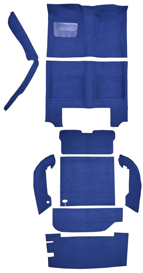 1964-1966 Plymouth Barracuda Auto Includes Trunk Mat Complete Loop Replacement Carpet Kit - 9-Piece - product details image 2